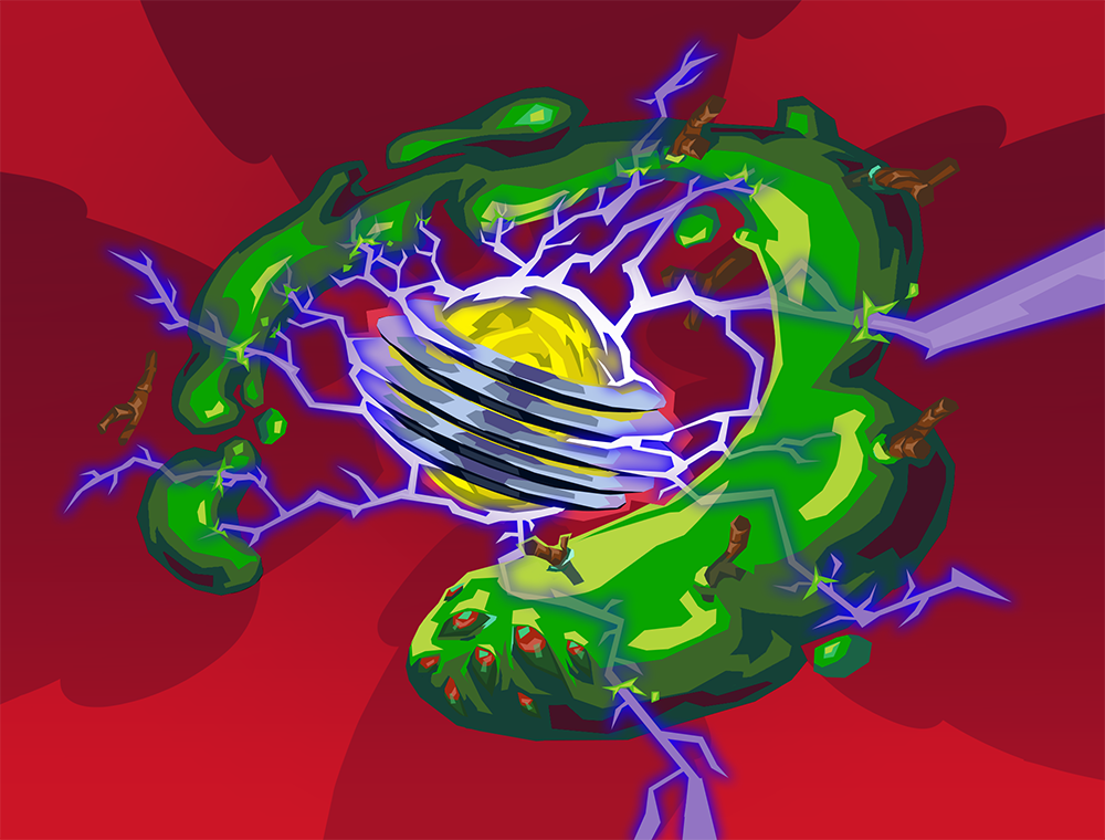 Tesla Coil card artwork
